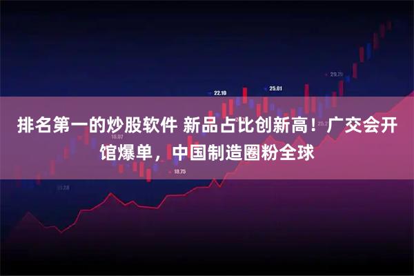 排名第一的炒股软件 新品占比创新高！广交会开馆爆单，中国制造圈粉全球